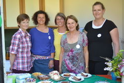 von links: Beatrix Rösler, Evelyn Schöpf, Brigitte Mark, Irma Hirschauer, Tanja Bitschnau.